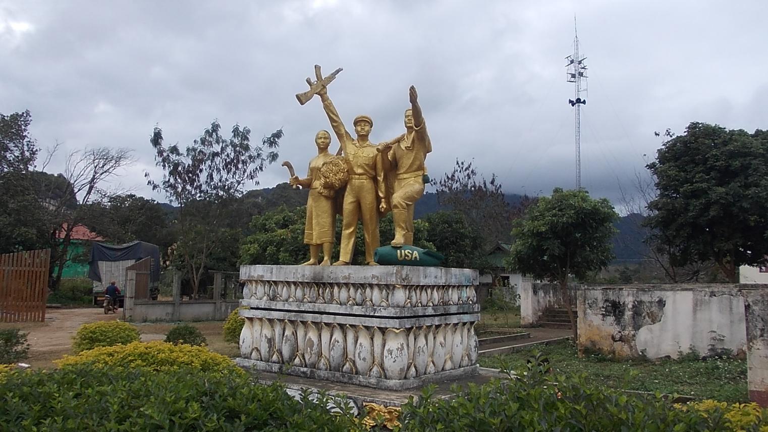 Memorial to the Lao Socialist Revolution, Vieng Xay, Laos, 2018 by Keith Barney